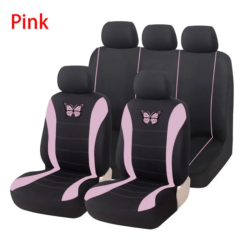 Butterfly Car Seat Covers Universal Car Seat Cover Car Seat Protection Covers Women Car Interior Accessories (9 Colors)