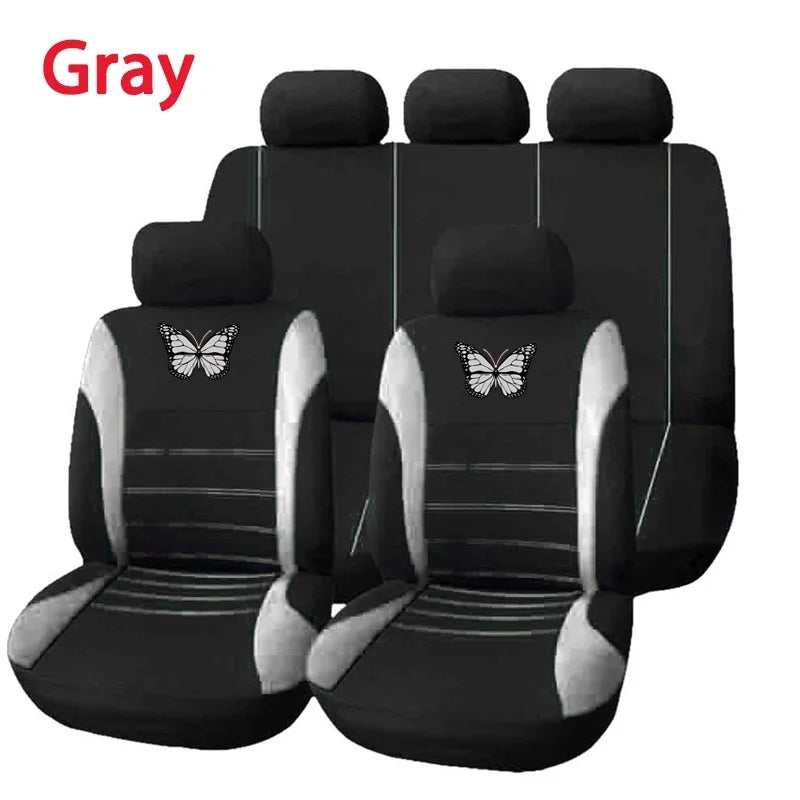 Butterfly Car Seat Covers Universal Car Seat Cover Car Seat Protection Covers Women Car Interior Accessories (9 Colors)