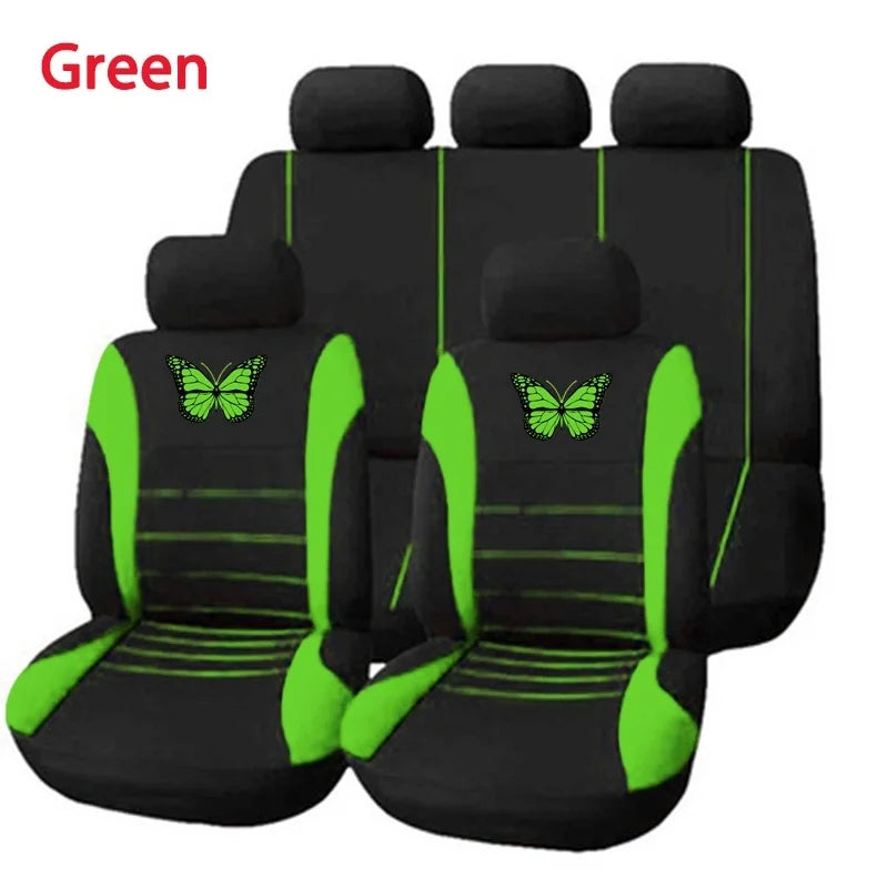 Butterfly Car Seat Covers Universal Car Seat Cover Car Seat Protection Covers Women Car Interior Accessories (9 Colors)